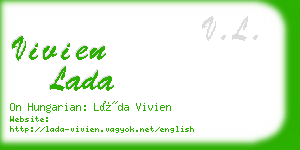 vivien lada business card